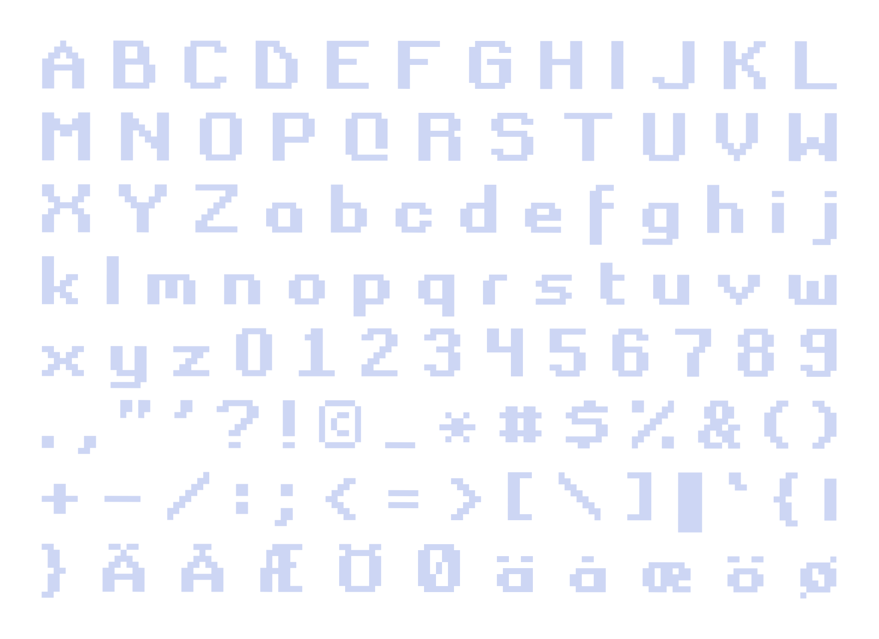 Fasttracker II Font1